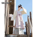 Ming Dynasty Autumn Winter Hanfu Chinese Dress Women's Clothing Horse Face Skirt Set Original Hanfu Cosplay Party Princess