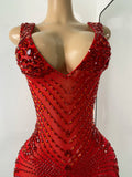 Sparkly Party Evening Celebrate Wedding Mini Dress Luxury Women Sexy Sleeveless Mesh See Through Birthday Cocktail Dresses
