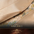 Classic Champagne Golden Mother Bride Cheongsam Dresses Chinese Embroidered Wedding Evening Dress for Women Party
