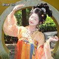 Olive Girl Hanfu Dress 2026 S-L XS-3XL Plus Size Hanfu Chinese Dress Traditional Chinese Clothing Chinese Heritage Fashion Women