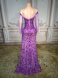 Women's Clothing Spring New Elegant Square Collar Rhinestone Dance Performance Birthday Party Sequin Long Dress