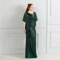 Plus Size Dress for Women Glitter Sequin Dresses Sexy Party Birthday Elegant Celebrity Floor Length Maxi Evening Dress