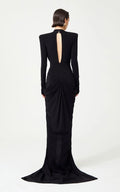 Sexy 2026 New Deep V-Neck  Long Sleeve Bodycon Long Dress Women Spring Elegant Evening Party Celebrate Cocktail Outfit Vestido