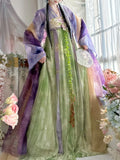 Olive Girl Red Embroidered Hanfu Dress for Ren Faire 2026 Garden Wedding Fairycore Photoshoot Everyday Wear S-L XS-3XL Plus Size Chinese Heritage Fashion Women