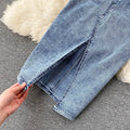 Women Denim Sets Sleeveless Strap Crop Top and Long Skirts Suits  Summer Jeans Streetwear Two 2 Piece Sets Outfits