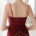 Elegant Women Short Evening Dress Sexy Straps Sequin Slim Bodycon Party Dresses Black Gold Female Vestidos De Soiree