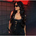 Sexy Lace Up Ruffles Vest Women See Through Hollow Out Slash Neck Solid Tops 2026 Spring Summer Chic Streetwear Clothes Lady