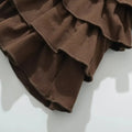 Solid Slimming Spliced Bows Dresses for Women Round Neck Long Sleeves Patchwork Ruffles Fold Dress Female Clothing