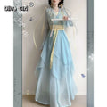 Olive Girl Beige Hanfu Dress 2026 S-L XS-3XL Plus Size Hanfu Chinese Dress Traditional Chinese Clothing Chinese Heritage Fashion Women