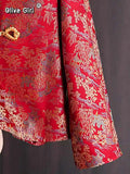 Olive Girl Red Embroidered Hanfu Dress for Ren Faire 2026 Garden Wedding Fairycore Photoshoot Everyday Wear S-XL XS-3XL Plus Size Hand Embroidered Flowing Sleeve Dramatic Silhouette Romantic Editorial Not Costume Chinese Heritage Fashion Women