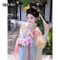 Olive Girl Hanfu Dress 2026 S-XL XS-3XL Plus Size Hanfu Chinese Dress Traditional Chinese Clothing Chinese Heritage Fashion Women