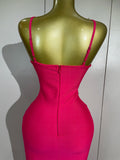 Elegant Sprkly Diamonds Sexy Halter  Sleeveless Maxi Long Bodycon Bandage Dress Women Luxury Birthday Eveing Party Club Dress