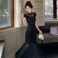 Olive Girl Red Embroidered Qipao for Ren Faire 2026 Garden Wedding Fairycore Photoshoot Everyday Wear S-XXL XS-3XL Plus Size Hand Embroidered Dramatic Silhouette Romantic Garden Party Editorial Not Costume Chinese Heritage Fashion Women