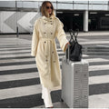 Detachable Triangle Shawl Long Puffer Coat Stand Collar Waist Tie Belt Button Solid Loose Women Coats 2026 Winter Commute Outfit