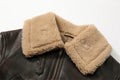 Autumn Winter New Women's Thickened Warm Double-sided Short Jacket Women's Brown Coat