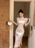 Olive Girl Black Romantic Dress for Garden Wedding 2026 Fairycore Photoshoot Everyday Wear S-L XS-3XL Plus Size Romantic Garden Party Editorial Not Costume Dress Chinese Heritage Fashion Women
