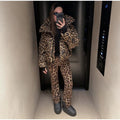 Fashion Leopard Print Ski Suit Women Stand Collar Hooded Zipper Coat Chic Slim Pants 2026 Winter Warm Casual Sport Windproof Set