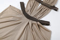 Elegant Backless Dress Women Y2K Patchwork Sparkle Bandage Irregular Sleeveless Sexy Beach Vacation Hottie Vestidos