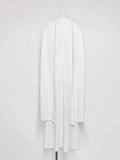 Evening Dresses Long Sleeves O Neck Slim Maxi 2026 Women Dinner Party Gowns With Shawl Pearls Elegant Wedding Robes Lady