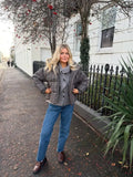 Trendy Vintage Plaid Padding Jacket Women Stand-up Collar Zipper Cotton Coat Lady Fall Winter High Street Casual Outwear 2026