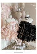 Olivegirl Summer Autumn Rose Lolita Sweet Girl Dress Cosplay Gothic Y2K Women Outfits High Waist JSK Princess Banquet Costumes