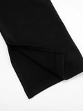Elegant Office Dress Women Sexy Single-Breasted Hidden Buttons V-Neck Full Sleeve Folds Fashion Commute Bodycon
