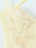 Hot Girl Spaghetti Strap Mini Dresses for Women Square Collar Sleeveless Fish Bone Tunic 3D Decoration Dress Female