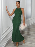 Real Photo Women Sequin Wedding Dresses Backless Bodycon Maxi long Dress Sexy Summer Luxury Club Evening Party Prom Dresses