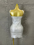 Women Sexy Metallic Gold Silver Bronze Bodycon Dress with Thin Straps and Drawstring Hem Evening Event Women Clubwear Outfit