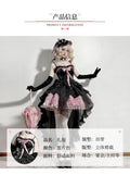 Olivegirl Sweet Pink Lolita Dress 2026 JSK Strap Dress Y2K Cosplay Princess Banquet Lace Patchwork Birthday Dress for Women