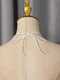 Sexy Party Spliced 3D Rose Dress for Women Strapless Sleeveless High Waist Hit Color Tutu Dresses with Necklace Female New