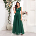 Sexy Prom Bridesmaid Dresses for Women Elegant Mesh Birthday Evening Party Dress Woman Maxi Sequin Summer Dress Vestidos