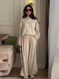 Collection Of Versatile Linen Midi Sets Square Neck Relaxed Fit Casual Day Wear Fashion Daily Linen Pants Women Summer 2026