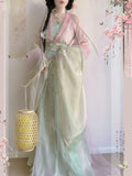 Olive Girl Multicolor Embroidered Hanfu Dress for Ren Faire 2026 S-L XS-3XL Plus Size Hand Embroidered Ren Faire Dress Hanfu Chinese Dress Traditional Chinese Clothing Chinese Heritage Fashion Women