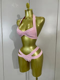 Women Sexy 2 Pieces Bodycon Bandage Swimsuit Celebrate Fashion Beach Swimwear Bikini Summer Style High Quality Wholesale