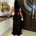 2026 Summer Bra Top and Long Skirt Two Piece Matching Ruched Party Dress for Women Sexy Mesh Sheer Club Birthday Dresses