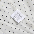 Polka Dot See Through Blouse for Women Deep V Neck Long Sleeves Irregular Design Loose Shirt Female Fashion Clothes