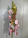 Luxury Birthday Prom Sexy Rhinestone 3D Floral Tassel Mesh Mini Dress Evening Party PhotoShoot Nightclub Drag Queen Stage Wear