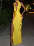 Sexy Backless Black Summer Dress Women Elegant Cocktail Evening Long Party Dresses Woman Maxi Night Club Birthday Dress Vestidos