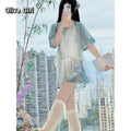 Olive Girl Blue Hanfu Dress 2026 S-L XS-3XL Plus Size Hanfu Chinese Dress Traditional Chinese Clothing Chinese Heritage Fashion Women
