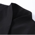 Chic Deconstructed Women's Blazer Full Sleeve Double-Breasted Waist-Closed Lady Jackets 2026 Autumn Female Street Coats New
