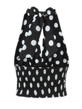 Beach Party Two Piece Set for Women Halter Neck Sleeveless Vest High Waist Polka Dot A Line Midi Skirt Suit Female