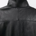 Original Chic Black Faux Leather Jackets Women Long Sleeve Buttons Elastic Oversized Coats Fashion 2026 Autumn Winter Streetwear
