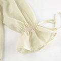 New Casual Shorts Two-piece Set Women's Ruffled Loose Tie Top Simple Shorts Set Office Lady Summer Female Shorts Set