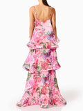 Solid Loose Spliced Printing Dresses for Women Square Collar Sleeveless French Romantic Dress Female Summer Fashion Style