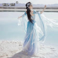 Olive Girl Blue Hanfu Dress 2026 S-XL XS-3XL Plus Size Hanfu Chinese Dress Traditional Chinese Clothing Chinese Heritage Fashion Women