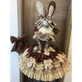 Olivegirl Victorian Vintage Elegant Lolita Dress Women Sweet Bow Ruffles Slim Bandage Princess Dresses Girls Kawaii Cute Party