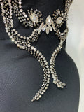 Celebrity Elegant Beading Strapless Bodycon Bandage Dress Women Fancy Club Party Luxury Diamonds Evening Party Birthday Dresses