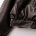 Original High-quality 2026 New Style Women's Leather-effect Blazer with A Stand-up Collar, for Ladies.