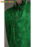 Olive Girl Green Romantic Embroidered Top for Ren Faire 2026 Garden Wedding Fairycore Photoshoot Everyday Wear S-XL XS-3XL Plus Size Romantic Cottagecore Garden Party Editorial Not Costume Embroidered Top Chinese Top Blouse Chinese Heritage Fashion Women
